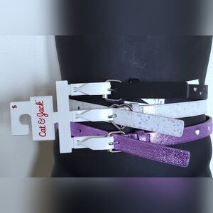 NWT Set Of 3 Girl's Fashion Belts